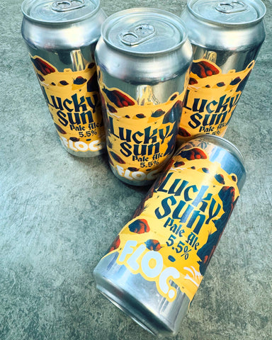 FLOC. BREWING. LUCKY SUN PALE ALE 5.5% 440ml - The Beer Shelf