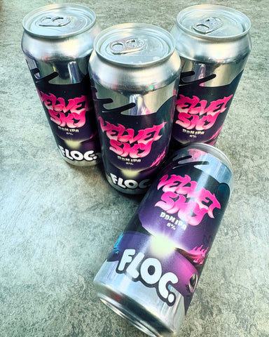 FLOC. BREWING. VELVET SKY DDH IPA 6% 440ml - The Beer Shelf