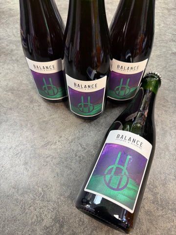 BALANCE BREWING & BLENDING. BRAMBLE 2023 WILD ALE WITH BLACKBERRIES 6% 375ml - The Beer Shelf