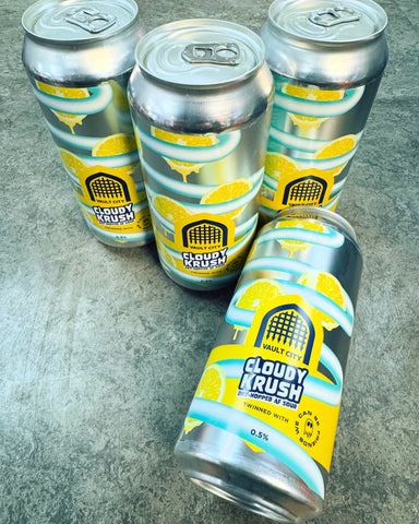 VAULT CITY BREWING. CLOUDY KRUSH 0.5% 440ml - The Beer Shelf