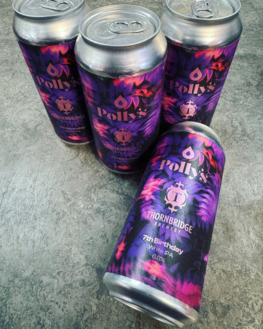 POLLYS X THORNBRIDGE WHITE IPA 6.8% 440ml