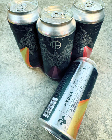 HYDRA PINK GUAVA PEACH BOYSENBERRY SOUR ALE 7% 1 PINT