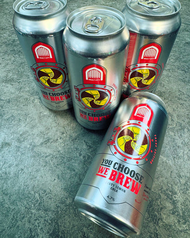 YOU CHOOSE WE BREW: ZESTY LEMON COLA 4.7% 440ml