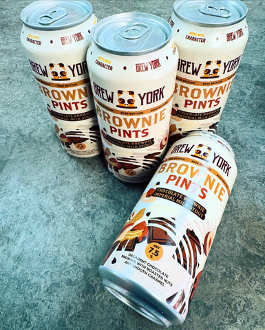 BROWNIE PINTS IMPERIAL MILK STOUT 7.5% 440ml