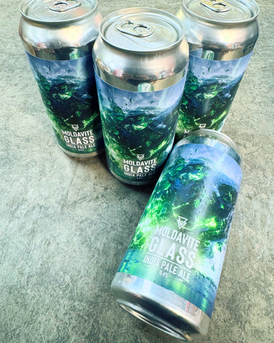 MOLDAVITE GLASS IPA 6.4% 440ml