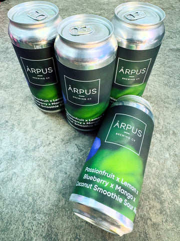 PASSIONFUIT X LEMON X BLUEBERRY X MANGO COCONUT SMOOTHIE SOUR ALE 4.5% 440ml