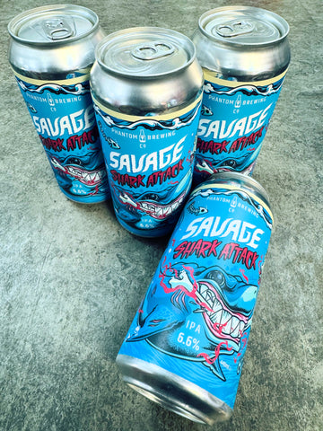 SAVAGE SHARK ATTACK IPA 6.6% 440ml