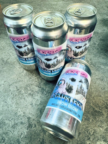 CLUSTERS SNOW GLOBE WHITE CHOCOLATE & COCONUT STOUT 5.2% 440ml