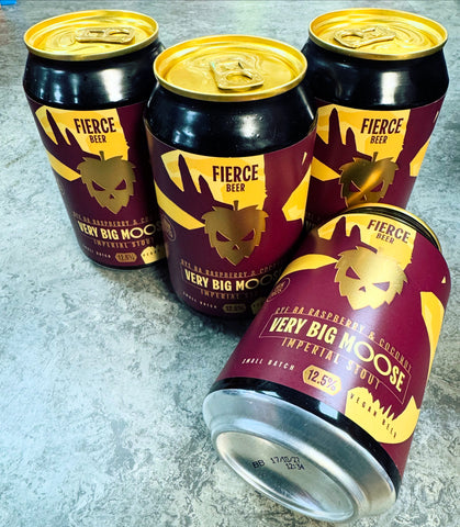 VERY BIG MOOSE 2025 - RYE BA RASPBERRY & COCONUT IMPERIAL STOUT 12.5% 330ml