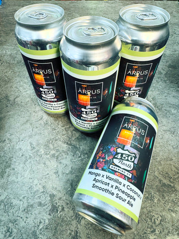 450 NORTH MANGO X VANILLA X COCONUT X APRICOT X PINEAPPLE SMOOTHIE SOUR ALE 4.5% 440ml
