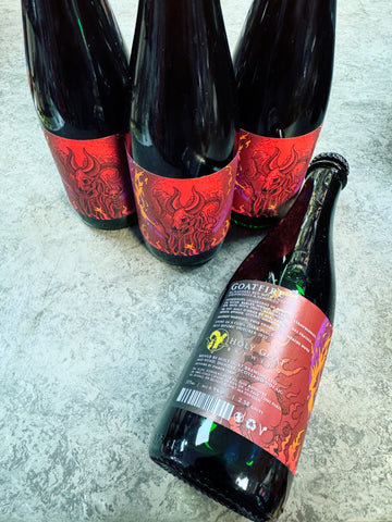 GOATFIRE BA FLANDERS RED WITH CHERRIES STRAWBERRIES & ALMONDS 6.9% 375ml