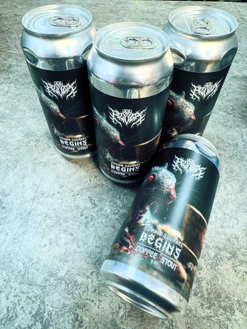ZOMBIE SQUIRREL BEGINS COFFE STOUT 5.6% 440ml