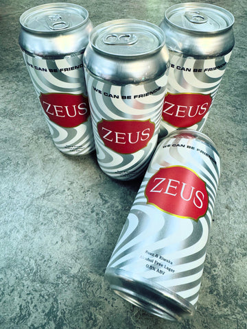 ZEUS ALCOHOL FREE LAGER 0.5% 440ml