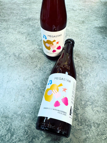 MEGASTAR 2025 GINGER GOSE WITH RASPBERRIES 4.8% 330ml