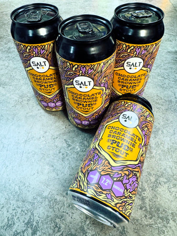 CHOCOLATE CARAMEL BROWNIE PUD STOUT 7.2% 440ml
