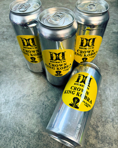 DISTRICT.96. CROWN KING KOBRA TIPA 11% 1 PINT - The Beer Shelf