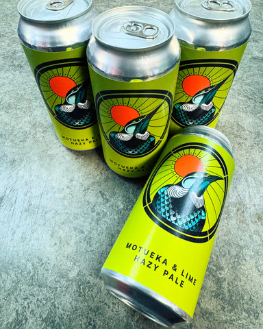 OTHERWORLD BREWING. MOTUEKA & LIME HAZY PALE 4% 440ml - The Beer Shelf